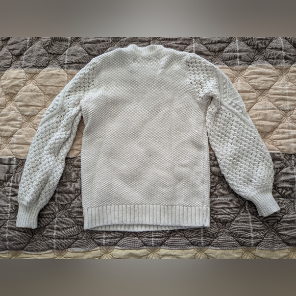 Loft XS White sweater - Picture 3 of 5